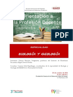 Jornada de Orientacion A La Profesion Docente Calendario Por Especialidades