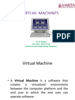 Virtual Machines: Dr. N. Rakesh Vice Chair - Dept - of CSE Amrita School of Engineering, Bengaluru