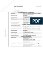 Technical Datasheet: Charger Power Supply Information