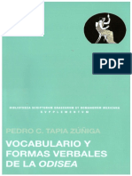 Vocabulario y Formas Verbales de La Odisea