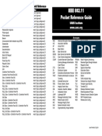 IEEE 802.11 Pocket Reference Guide: Wireshark 802.11 Display Filter Field Reference