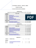 Anna University Chennai:: Chennai - 600 025 Curriculum 2004 B.Tech. Petroleum Engineering