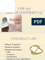 LAW 277 2 Contract Law 1