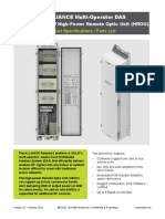 ALLIANCE Multi-Operator DAS: Product Specifications / Parts List