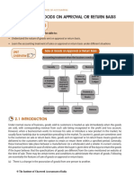 Unit 2: Sale of Goods On Approval or Return Basis: Learning Outcomes