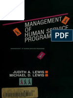 Management of Human Service Programs - Nodrm