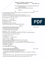 Math Model Mid-Term Question Paper