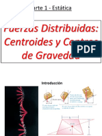 UNIDAD 2a Estática Plana - Fuerzas Distribuidas, Centroides y CG