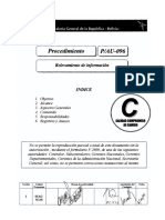 Relevamiento de Información Procedi. Pau - 096