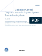 GEH-6789-EX2100e Excitation Control Diagnostic Alarms For Thyristor Systems Troubleshooting Guide