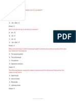 SPCBL Clerk Computer Knowledge Paper