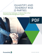 How To Quantify and Manage Inherent Risk For Third Parties