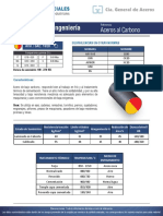 Ficha Técnica Aceros Grado Ingeniería 1020