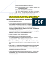 Inscripción Al Servicio Nacional de Impuestos Nacionales