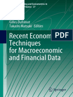 Recent Econometric Techniques For Macroeconomic and Financial Data