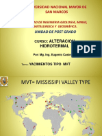 8va Clase, Alteración Hidrotermal en MVT