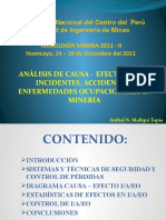 Analisis de Causa - Efecto de Los Incidentes, Accidentes y Enfermedades Ocupacionales