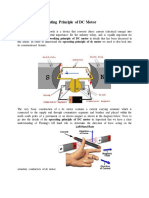 Working and Operating Principle of DC Motor