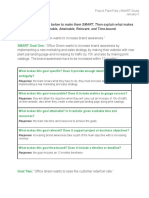 Rewrite The Two Goals Below To Make Them SMART. Then Explain What Makes Them Specific, Measurable, Attainable, Relevant, and Time-Bound