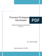 TP Géochimie