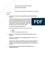 Examen Parcial de Derecho Registral y Notarial