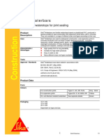 Sika - Waterbars: PVC Profile Waterstops For Joint Sealing