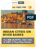 Indian Cities On River Banks