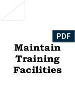 Maintain Training Facilities