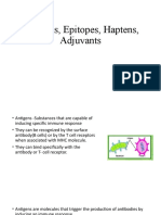 Antigens Haptens Adjuvants