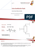 Ejercicios Destilación Flash