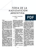 Historia de La Radioafición Argentina