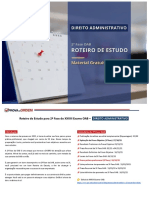 Roteiro de Estudo - 2 Fase OAB - Direito Administrativo - XXXIII Exame - Regular - OK