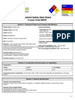 Material Safety Data Sheet: Crystal Violet MSDS