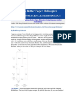 Designing A Better Paper Helicopter: Using Response Surface Methodology