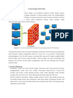 Prinsip Atau Cara Kerja Firewall