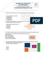 Atividades Propostas 5º Ano