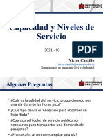 Capacidad y Niveles de Servicio