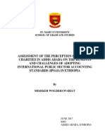 Assessment of The Perception of Foreign Charities On The Benefits and Challenges of Adopting IPSAS