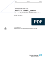 Safety Instructions Cerabar M PMP51, PMP55: 4-20 Ma Hart, Profibus Pa, Foundation Fieldbus Ex D IIC T4/T6 GB