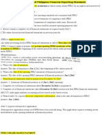 Transition To PFRS (The Beginning of The Earliest Period For Which Entity Presents Full Comparative Information