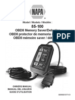 OBDII Memory Saver/Detector OBDII Protector de Memoria / Detector OBDII Mémoire Saver / Détecteur