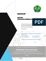 Makalah Metode Psikologi Pembelajaran