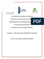 Tipos de Investigación