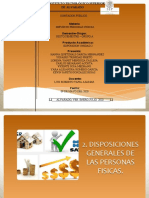 Unidad 2 Disposiciones Generales de Las Peronas Fisicas.