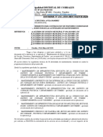 Informe #136 - Requerimiento de Contratacion de Inspector de Mantenimiento