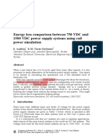 Energy Loss DC 1500v DC 750v