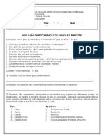 Trabalho Recuperação 7 Ano