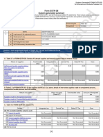 Form GSTR-3B System Generated Summary: Section I: Auto-Populated Details of Table 3.1,3.2 and 4 of FORM GSTR-3B