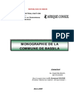 Monographie de La Commune de Bassila