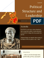 Political Structure and Leadership: Lesson 8